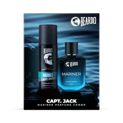 Beardo Mariner Perfume EDP 50ml & Mariner Captain Jack Perfume Body Spray 120ml