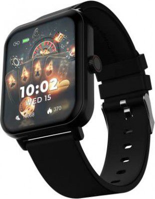 beatXP Marv Ace 1.85 Ultra HD Always On Display Bluetooth Calling Smartwatch Smartwatch  (Electric Black Strap, Free Size)