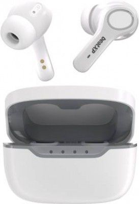 beatXP Pulse XPods with 40H Playtime, Dual Mic AI ENC, Gaming Earbuds Bluetooth Headset  (White, True Wireless)