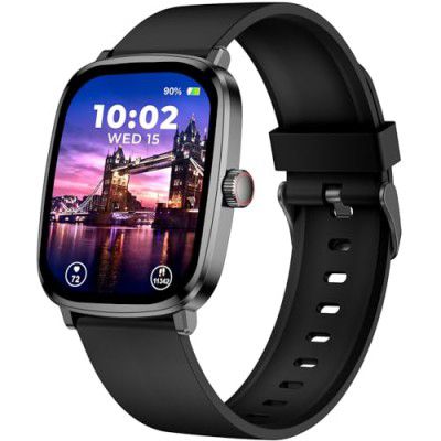 beatXP Unbound Era 2.01" Super AMOLED Display Bluetooth Calling Smart Watch (Black)