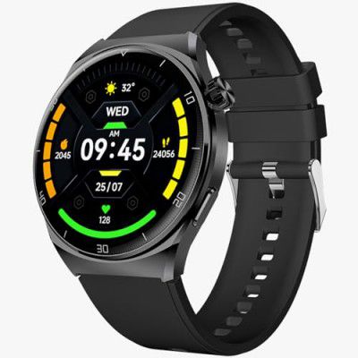 beatXP Vega X Smart Watch with 1.43" Super AMOLED Display, One-Tap Bluetooth Calling,  (Electric Black)