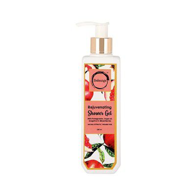 Beleange Rejuvenating Shower Gel Paraben Free Pomegranate, Argan Oil, Grapefruit & Mixed Berries Natural Extracts - 1 Bottle 250 ml