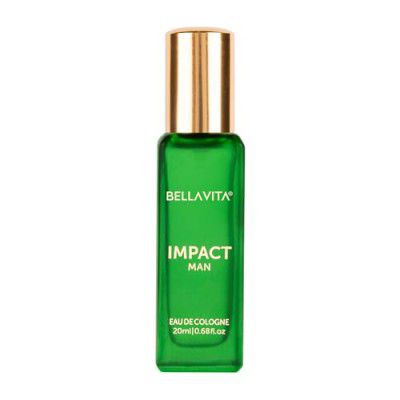 Bella Vita Luxury IMPACT MAN Eau De Cologne Perfume | Woody, Citrusy Long Lasting EDC Fragrance Scent for Men 20 Ml