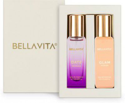 Bella vita organic DATE & GLAM WOMAN perfume combo | 2X20ML