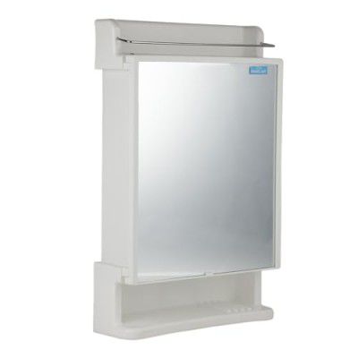 Benelave by Hindware Bathroom Accessories Bathroom Cabinet with Mirror | Made Plastic | Stylish & Convenient | Space Saving