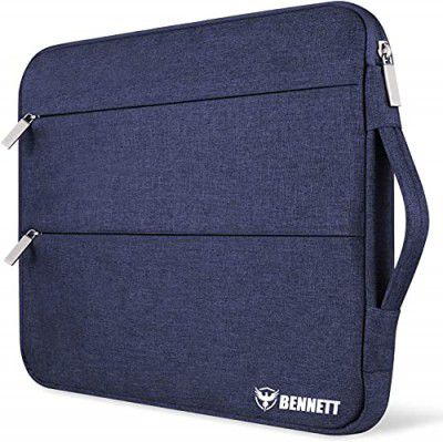 Bennett Khadi and Polyester Drax Laptop Bag Sleeve Case Cover Pouch for 15/15.6 inches Laptop