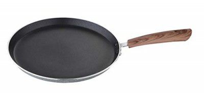 BERGNER Alpine Forged Aluminium Non-Stick Flat Tawa, 28 cm, Induction Base