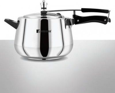 BERGNER Aragon 6.5 L Inner Lid Induction Bottom Pressure Cooker  (Stainless Steel)