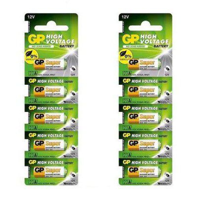 bestpriceever 23A GP 12Volt Alkaline Batteries High Voltage Cell Car Remote Battery, 23AE-C5 A23 MN21 LRV08 (10 Pieces)