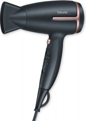 Beurer Foldable Travel with 3 Years Warranty Hair Dryer  (1600 W, Black)