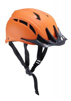 Bicycle Helmet with Sun Visor Suitable for Kids, Boys and Girls up to 10 Years | Multicolor :- (Orange)