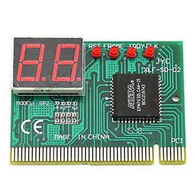 BigPlayer 2 Digit Diagnostic PCI Card Motherboard Tester Troubleshooting Diagnosis Tester, Green