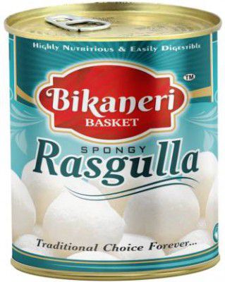 Flipkart Grocery: Bikaneri Basket Spongy Rasgulla Tin (1000 g)