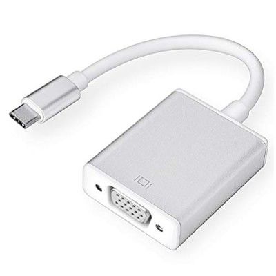 Bincolo USB type C to VGA Adapter, USB 3.1 Type C (Thunderbolt 3) to VGA Converter Compatible 