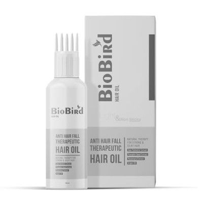 BioBird Rosemary Hair Oil with Rosemary Extract, Argan Oil, Saw Palmeto and Pumpkin Seed.- 100ml | Non Sticky and Very Light