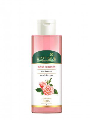 Biotique Advanced Organics Rose N'Roses Glow Shower Gel, 200ml