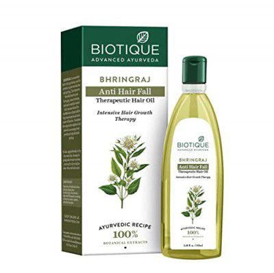 Biotique Bio Bhringraj Therapeutic Hair Oil for Falling Hair 