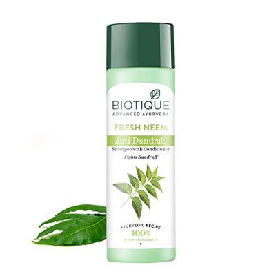 Biotique Fresh Neem Anti Dandruff Shampoo and Conditioner - 120ml