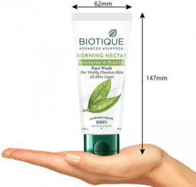 BIOTIQUE Morning Nectar Moisturizing Face Wash (100 ml)