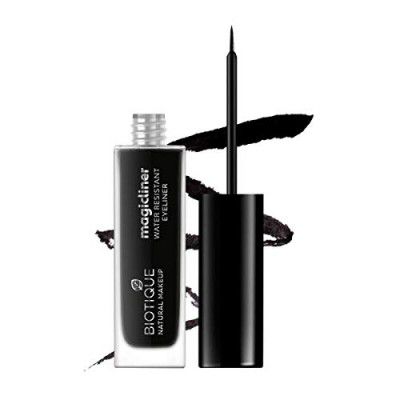 Biotique Natural Makeup Liquid Magicliner, Midnight Black, 9Ml