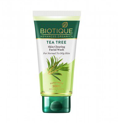 Biotique Tea Tree Skin Clearing Normal to Oily Skin Face Wash, 150 ml