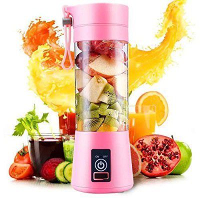 Black Olive Electric USB Juice Maker with 6 Blades, Juicer Bottle Blender Grinder Mixer,6 Blades Rechargeable Bottle