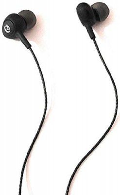 Black Wired In Ear Earphones Without Mic (Multicolor)