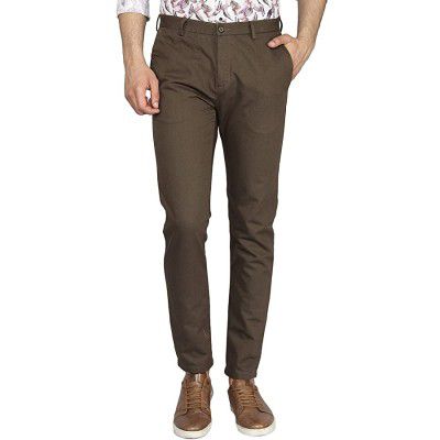 blackberrys Men Slim Fit Urban Grey Khaki