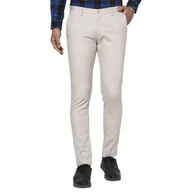 blackberrys Mens Skinny Fit Blue Trousers