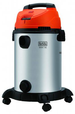 BLACK+DECKER WDBDS30 High Suction Wet & Dry Stainless Steel Vacuum Cleaner