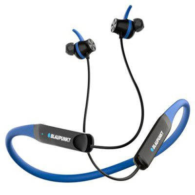 Blaupunkt BE120 Touch Wireless Neckband with Multi-Touch Control I Auto Magnetic Off I Gaming Ready I 40H Playtime I TurboVolt Charging I Built-in Handsfree Calling