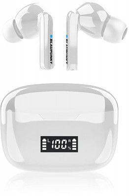 Blaupunkt BTW10S Truly Wireless Bluetooth in Ear Earphone with Mic (White)