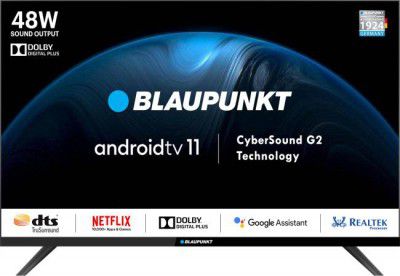 Blaupunkt CyberSound G2 Series (32") HD Ready LED Smart Android TV with Dolby Digital Plus & 48 W Sound Output (32CSG7111)