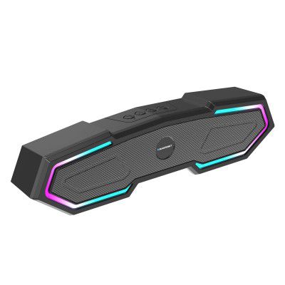 Blaupunkt SBA15 Gaming 16W Bluetooth Soundbar with 1200 mAh Battery I Gaming RGB Lights