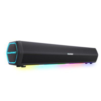 Blaupunkt SBA20 Pro 25W Bluetooth Soundbar with 2000mAh Battery I RGB Lights I Honeycomb Design