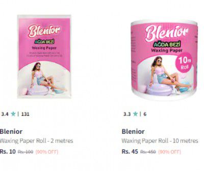 Blenior Women Body Wax at Flat 90% off |starts ₹10