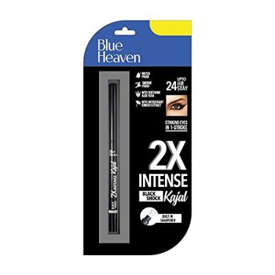 Blue Heaven 2X Intense Kajal, Black Shock, 0.30gm