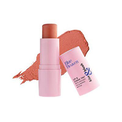 Blue Heaven Kiss & Blush, Lip, Cheek & Eyes Tint, Muted Peach, 8.5gm