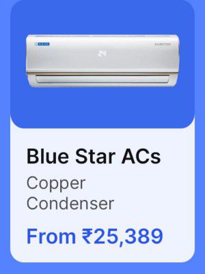 Blue Star ACs from Rs.25389 in Flipkart Big Billion Days Sale.