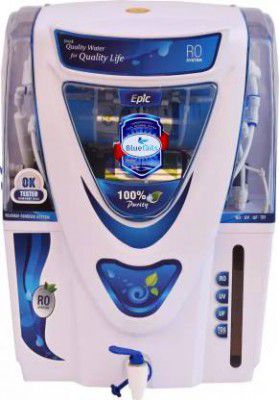 Bluetails Epic Model 12 L + Copper + ALKALINE + Mineral + RO + UV + UF +TDS Water Purifier 12 L RO + UV + UF + Minerals + Copper Water Purifier  