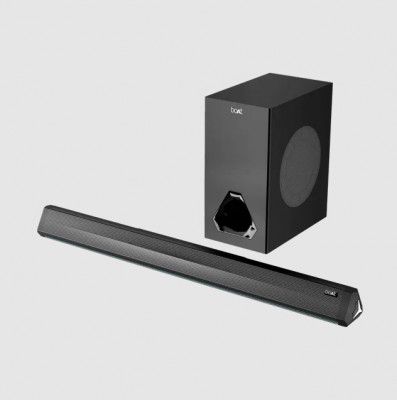 boAt Aavante Bar Aura 160W Bluetooth Soundbar with Remote (Surround Sound, 2.1 Channel, Black)