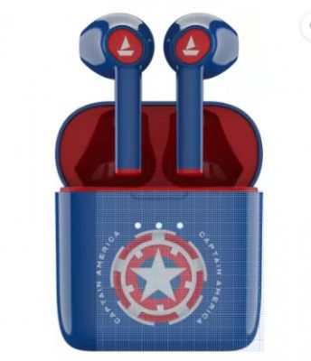 boAt Airdopes 131 Captain America Edition with 60 Hours Playtime Bluetooth Headset  (Iron Blood, True Wireless)