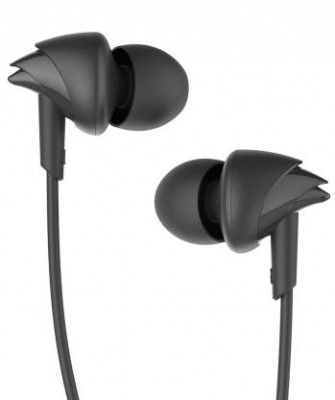 boAt Bassheads 100 Wired  (Black, In the Ear)