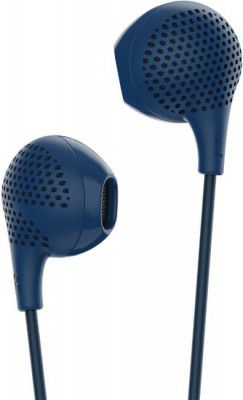 boAt Bassheads 104 Wired Headset  (Blue, In the Ear)