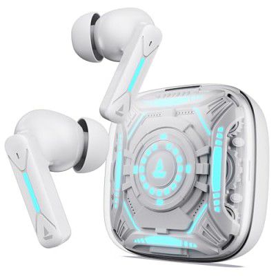 boAt Immortal Airspeed Pro Truly Wireless in- Ear Earbuds w/ 32dB ANC, Beast™ Mode (White Sabre)