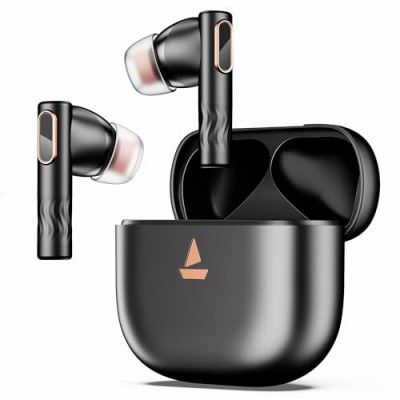 boAt Newly Launched Nirvana Nebula TWS in Ear Earbuds w/Dolby Audio,ANC(35dB), 50 HRS Playback,6-Mic AI-ENx™,ASAP™ Charge,in-Ear Detection & Hearables App Support(Mystique Black)