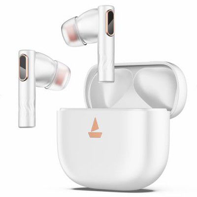 boAt Nirvana Nebula TWS in-Ear Earbuds w/Dolby Audio, ANC(Upto 35dB), 50 HRS Playback,6-Mic AI-ENx™,ASAP™ Charge,in-Ear Detection & Hearables App Support(Celestial White)