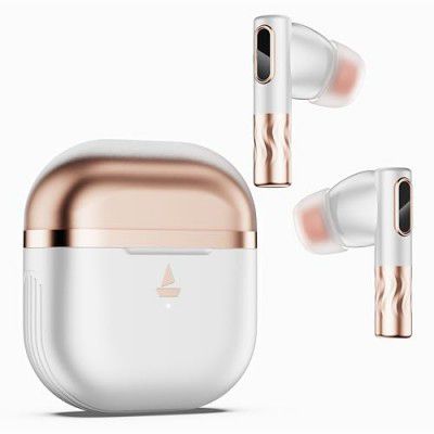 boAt Nirvana Zenith TWS in-Ear Earbuds 6-Mic AI-ENx™, 50 Hrs. Playback & Hearables App Support(Celestial White)