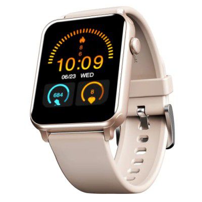 boAt Wave Call Smart Watch, Smart Talk with Advanced Dedicated Bluetooth Calling Chip, 1.69” HD Display with 550 NITS & 70% Color Gamut, 150+ Watch Faces,Multi-Sport Modes,HR,SpO2,IP68(Cherry blossom)