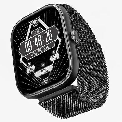 boAt Wave Sigma Smartwatch with 2.01" HD Display (Metal Black)